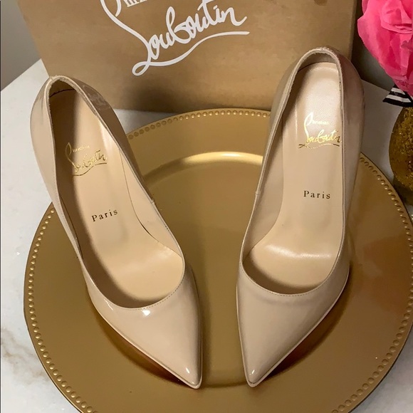 Christian Louboutin Shoes - 🔥SALE AUTHENTIC PIGALLE 120PLATO PATENT-PK20 NUDE